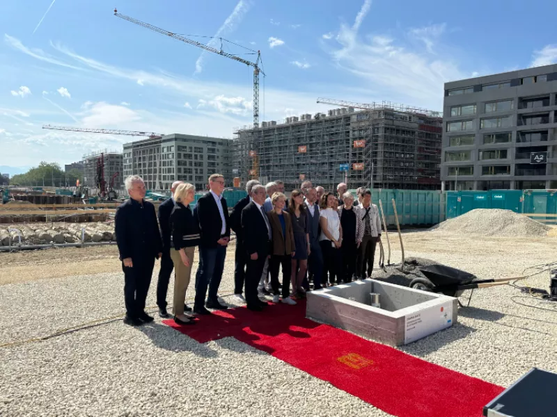 La première pierre du Campus Santé est officiellement posée