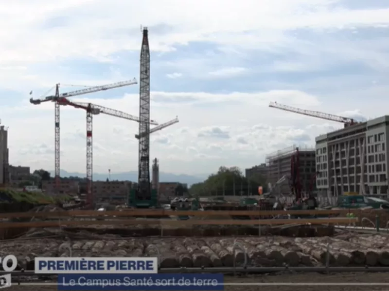 Le Campus Santé sort de terre