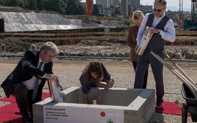 Foundation stone laid for the Campus Santé
